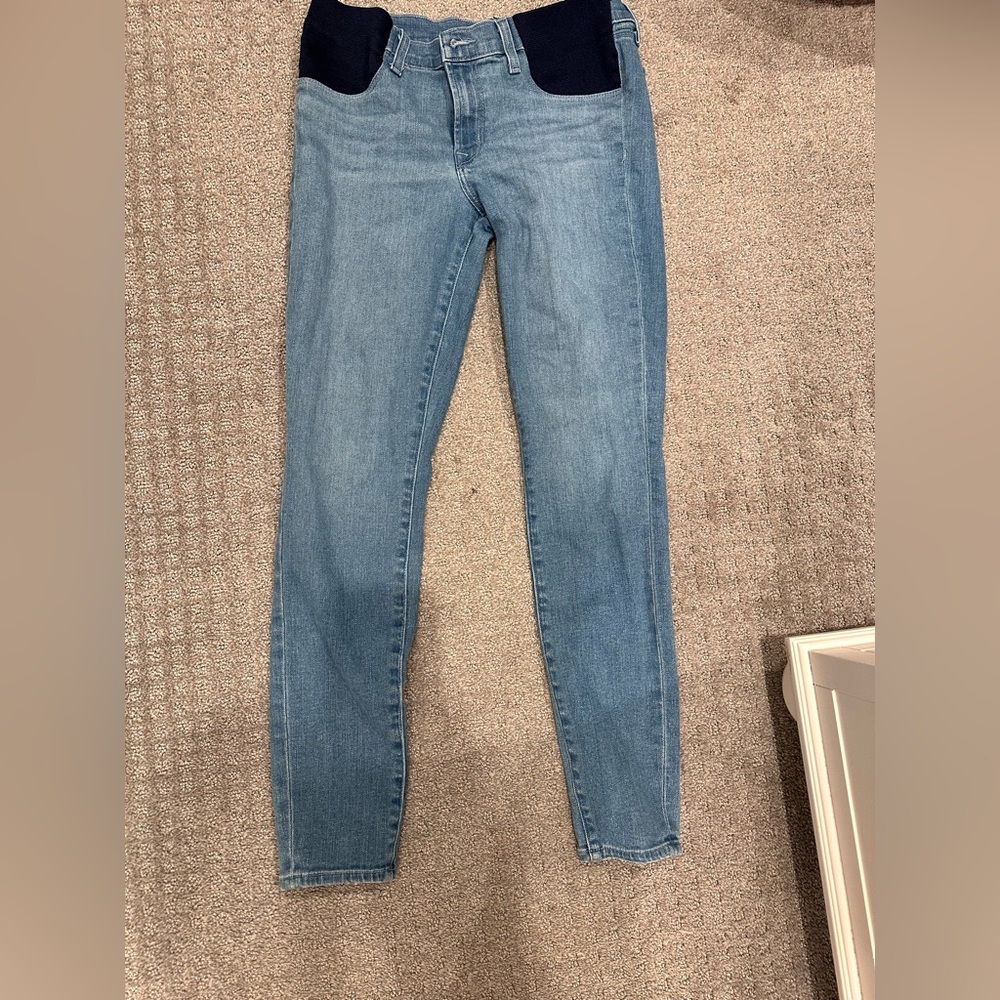 MATERNITY J Brand Classic Blue Jeans